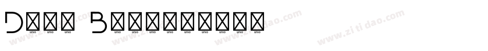 Demo Bold字体转换